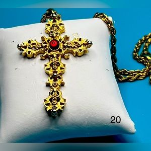 Avon large cross necklace.